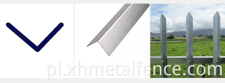 Pale-Angle iron Zinc Steel Fence